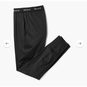 NWT REI Co Op Lightweight Base Layer Tights Black Size Small